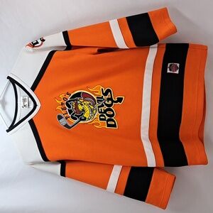 Orange Devil Dogs Hockey Jersey
